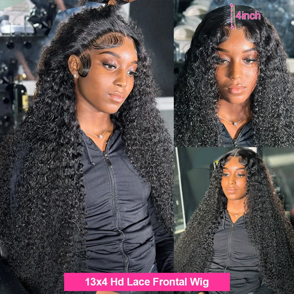 Deep Wave Frontal Wig Transparent X X Hd