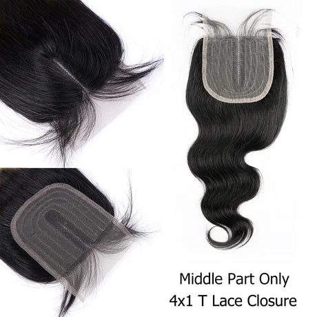 Lace Closure Body Wave Natural Color Dark