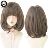 Jhh Wigs Black Short Bob Wig For Girl