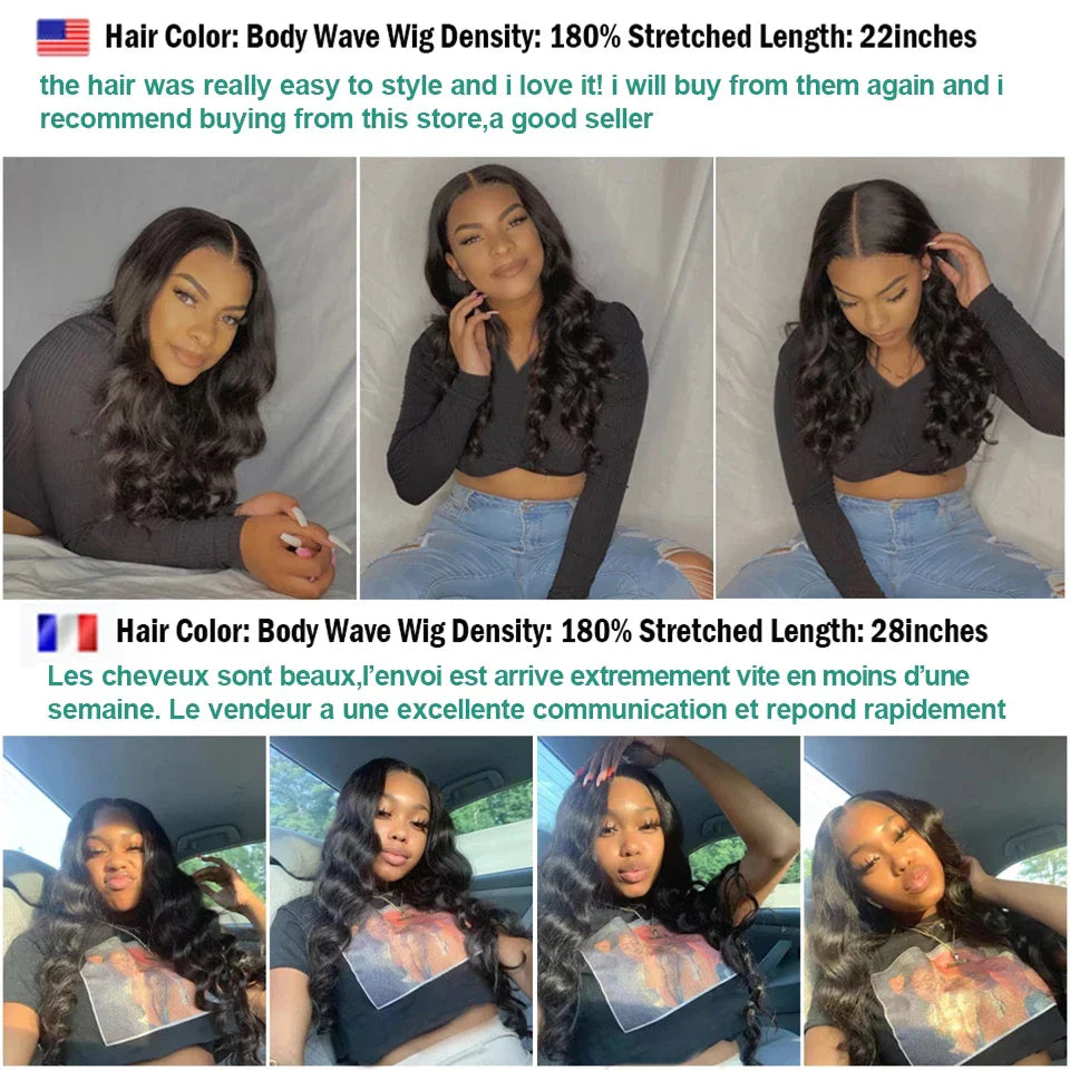 Brazilian Body Wave Wigs Human Hair Lace