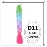 Synthetic Long Jumbo Ombre Braiding Hair For Women