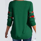 Women Autumn Winter Casual Long Sleeve V-Neck Knitted