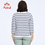 Astrid Autumn Women' T-Shirt Casual Cotton Top Female