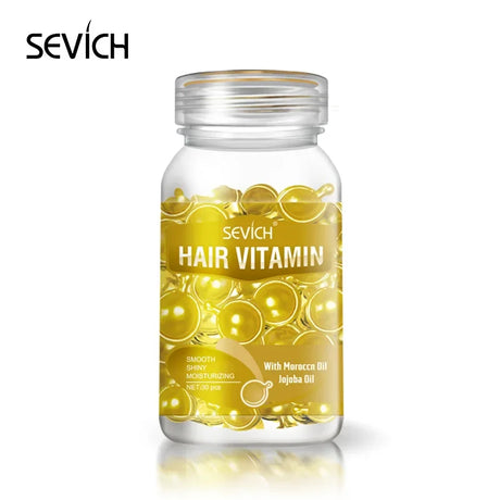 Women Hair Oil Capsule Smooth Silky Keratin Hair