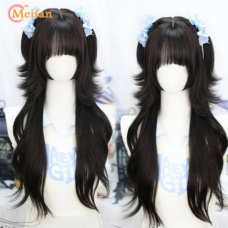 Meifan Long Lolita Ombre Harajuku Wig With Bang