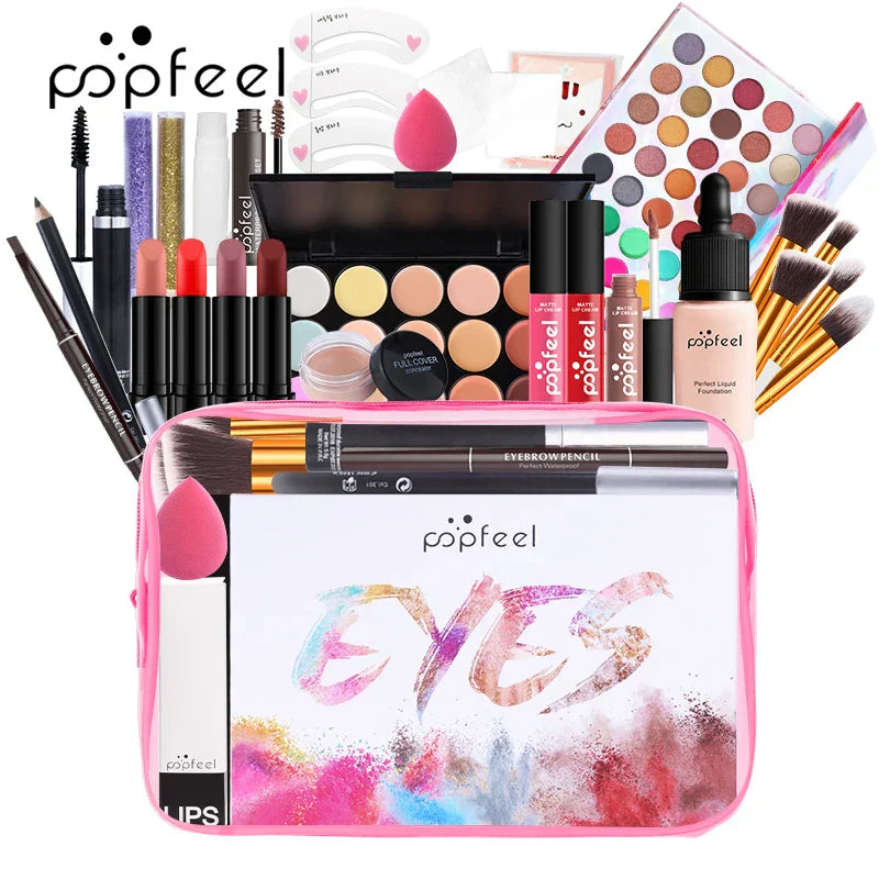 Popfeel All In One Makeup (Eyeshadow, Ligloss,