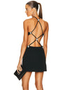 Women Summer Fashion Sexy Backless Pearl Crystal Black