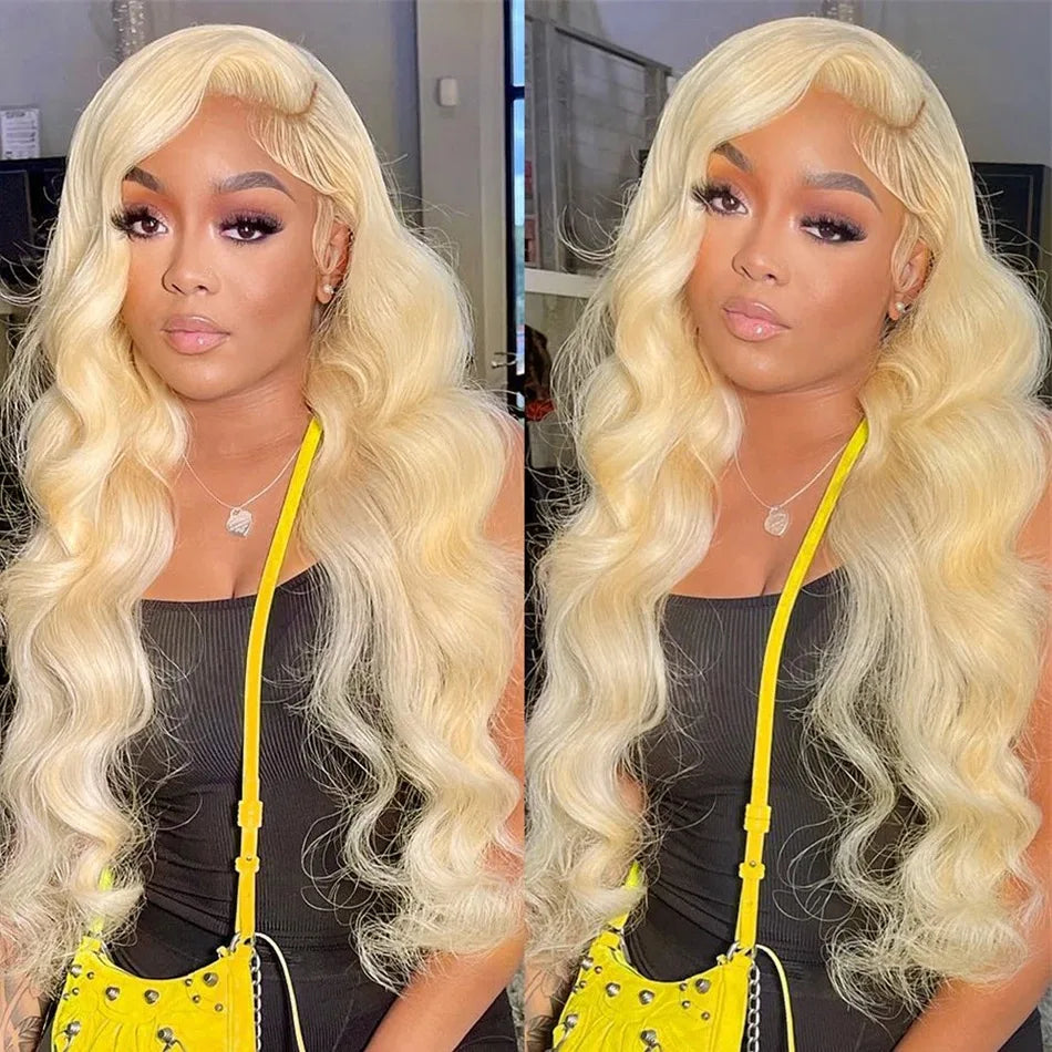 Lace Frontal Wigs Human Hair Blonde 13X4 13X6