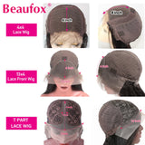 Beaufox Lace Front Human Hair Wigs For Women