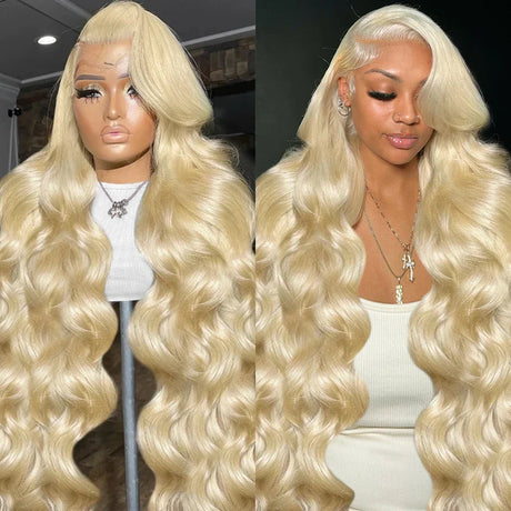 Luvin Blonde Hd Transparent 13X6 Lace Front Human