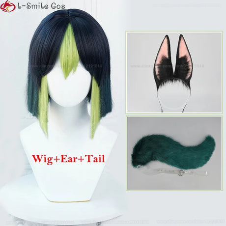 Tighnari Cosplay Wig Game Sumeru Tighnari Short Heat