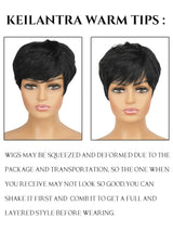 Human Hair Wigs Short Pixie Cut Wig Human