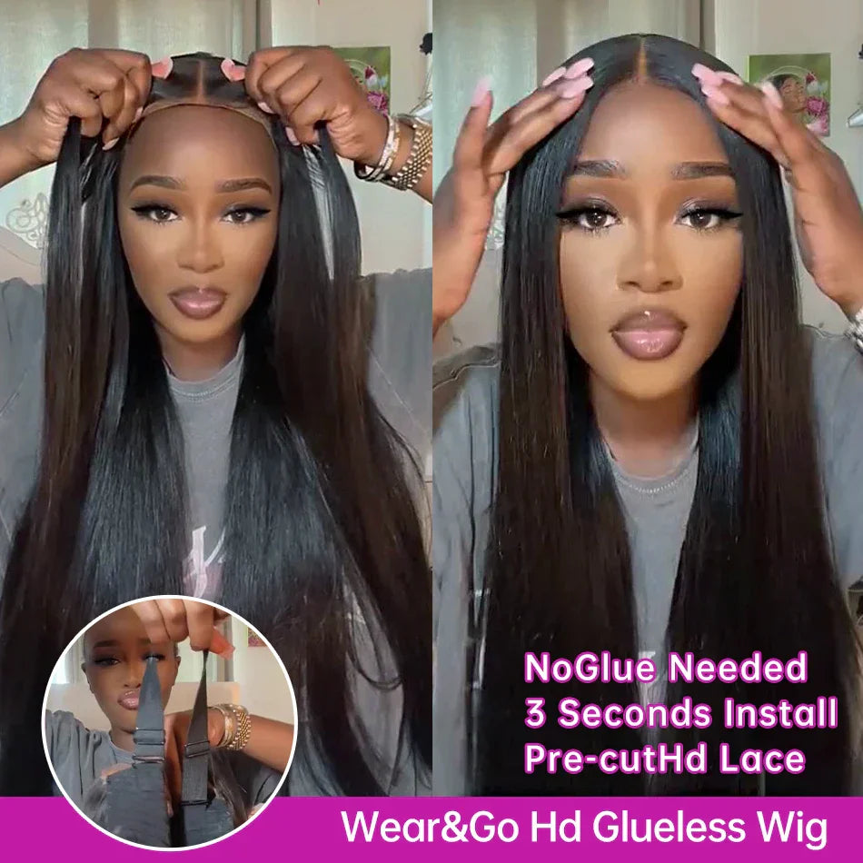 Glueless Wigs Human Hair Ready To Wear