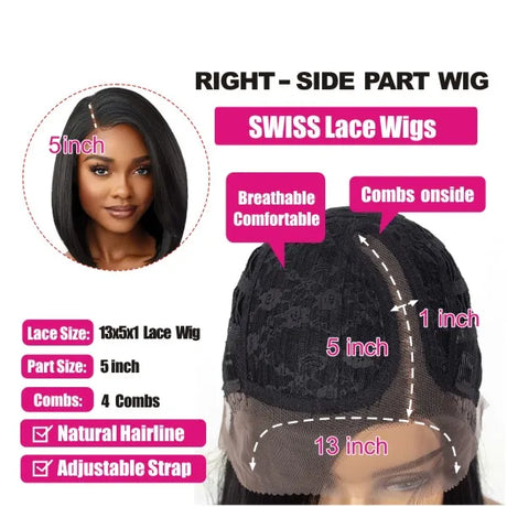 Wear Go Glueless Wig Short Bob Wig Straight