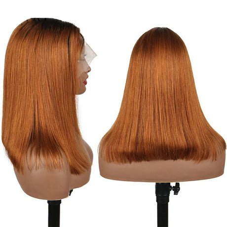 Short Ombre Honey Blonde Bob Wig With Baby