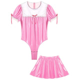 Mens Maid Costume Set Sissy Crossdresser Cosplay Party
