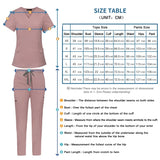 Nurse Uniform Set: Tops & Straight Pants