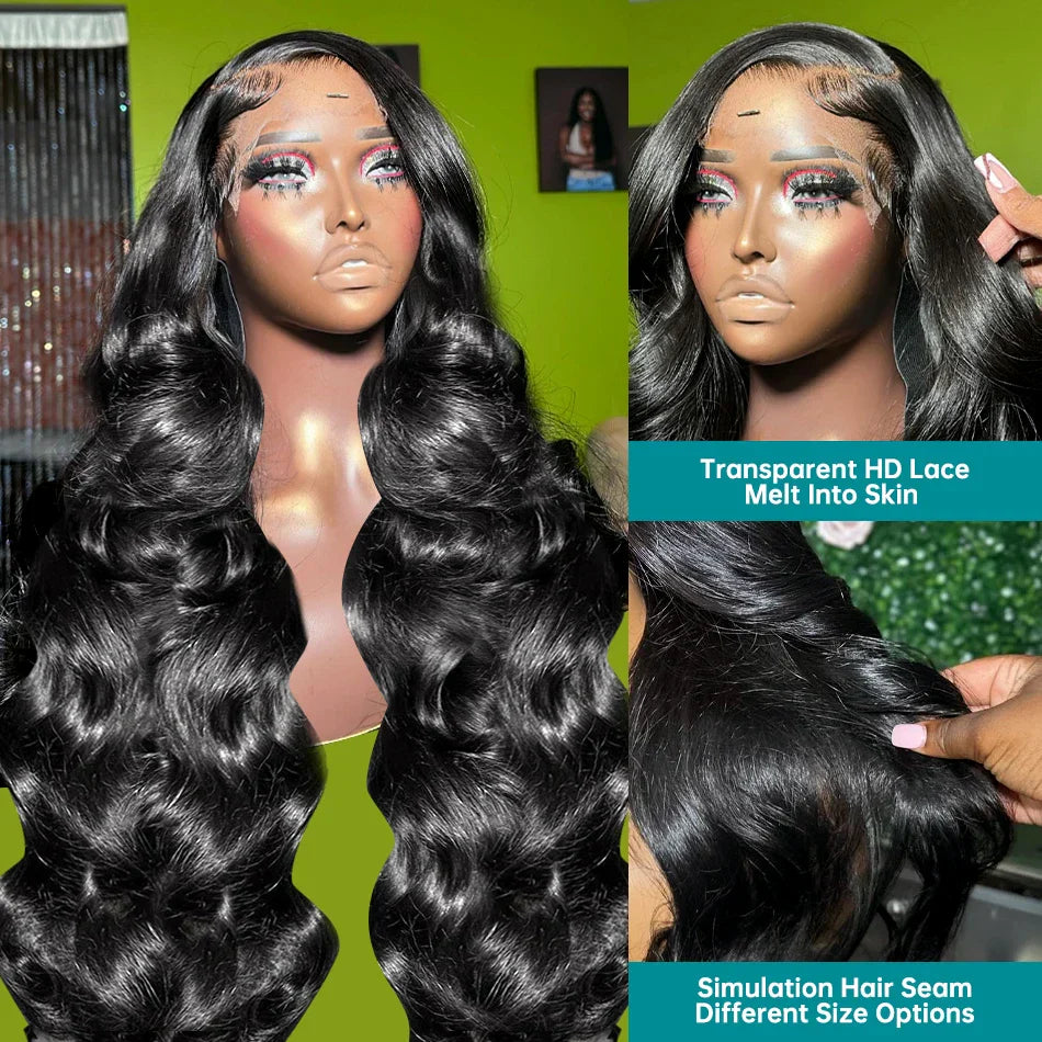 Hd Frontal Wig Transparent Lace Front