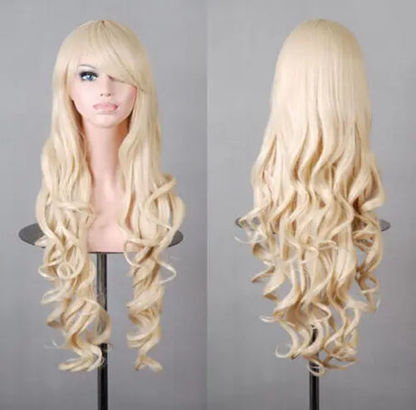 Lady Long Curly Wigs Fashion Cosplay Costume Hair