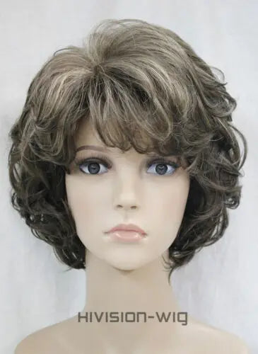 Women Fashion Short Wigs Blonde Brown Black Wig