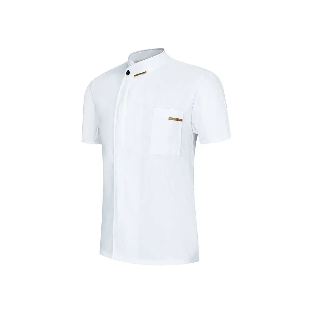Msormosia Quality Chef Waiter Uniform Short Sleeve Kitchen