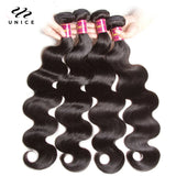 Unice Body Wave Brazilian Virgin Hair Bundles Natural