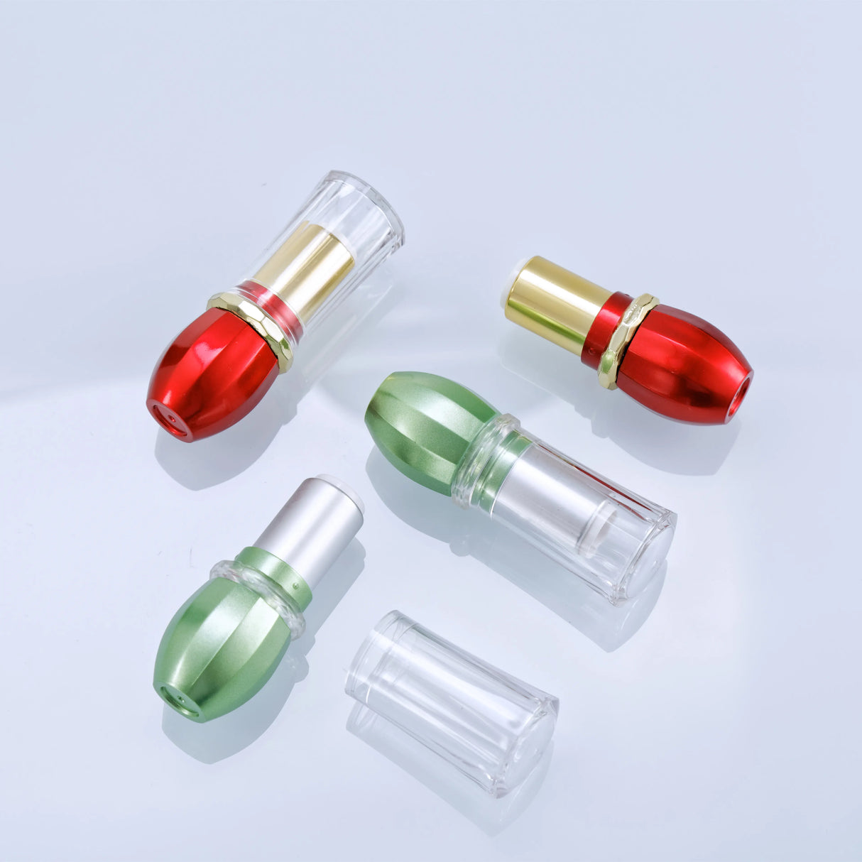 Diy Green Bottle Lipstick Refillable Wholesale Lip