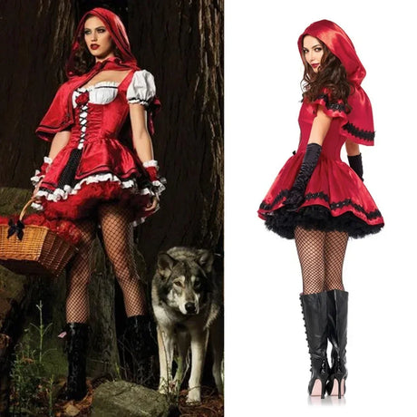 Sexy Ladies Adult Little Red Riding Hood Halloween