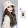 As Syntheti Curly Hair Lamb Wool Fisherman Hat