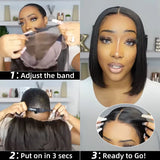 Yawawe Pre-Bleached Knots Glueless Wig Ready To Wear