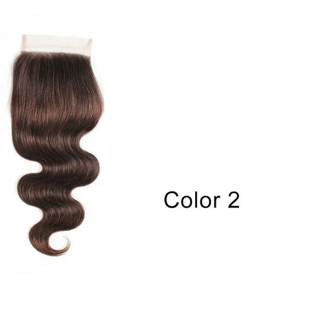 Lace Closure Body Wave Natural Color Dark