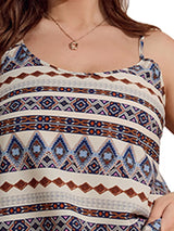 Women' Vintage Off Shoulder Sleeveless Boho Tanks And