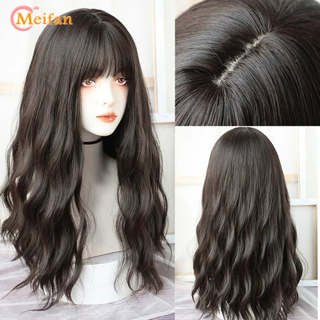 Meifan Long Lolita Ombre Harajuku Wig With Bang