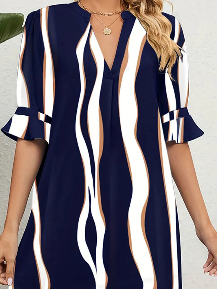 Women' Dress Summer Chic Elegant Dress For Chubby