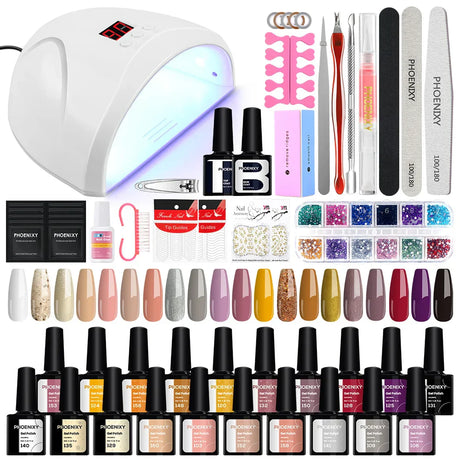 Phoenixy Gel Nail Polish Set With W Nail