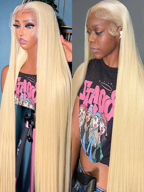 Hd Transparent Blonde Lace Frontal Wig