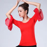 New Autumn Half Sleeve Adult Women International Ballroom