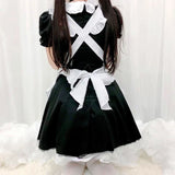 Sexy Black Cat Girl Women Fantasy French Maid