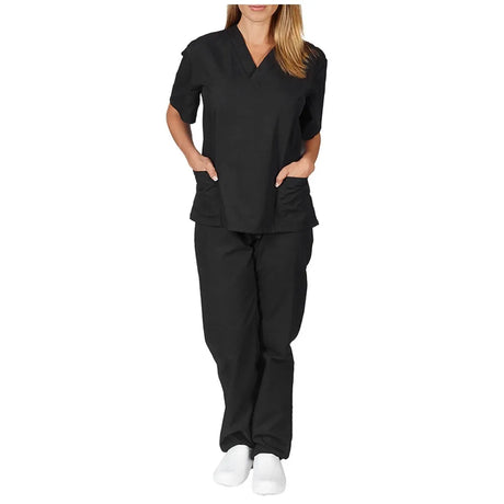 Solid High Quality New Scrub Uniforms Suit Beauty