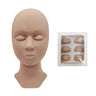 Training False Eyelash Practice Lash Silicone Mannequin Model