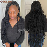 Butterfly Locs Full Lace Braided Wigs Curly Ends