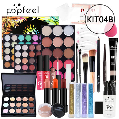 Popfeel All In One Makeup (Eyeshadow, Ligloss,