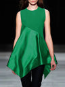 Vonda Summer Women Satin Tanks Tops Silk