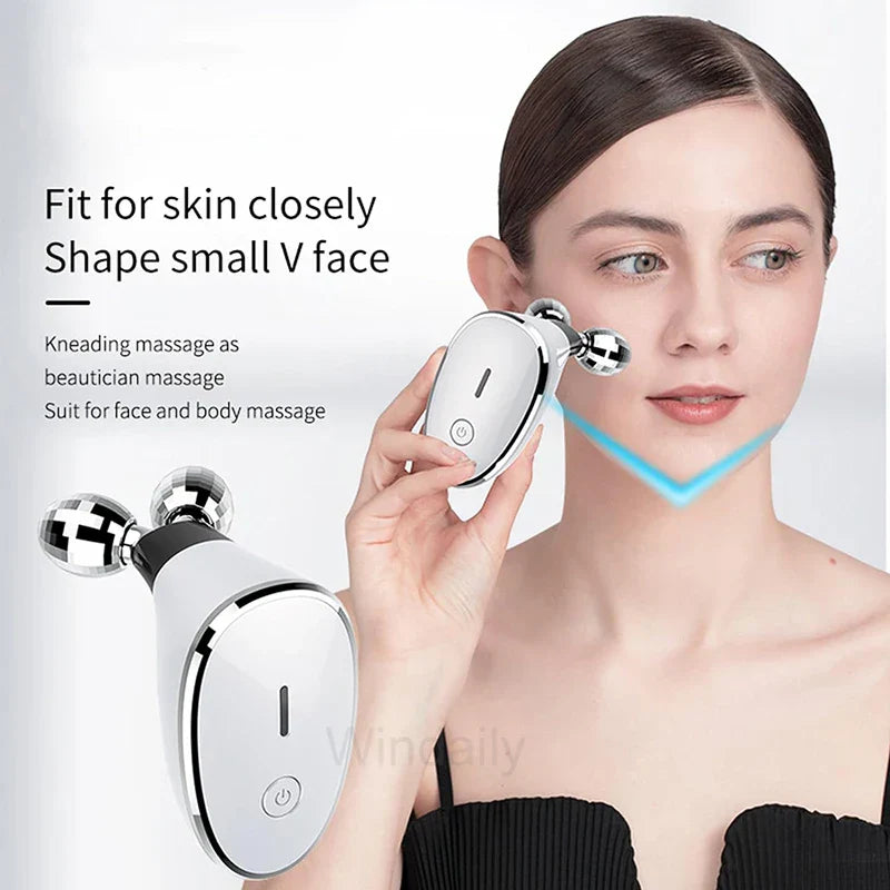 Mini Ems Microcurrent Facial Massager Face Lifting Body