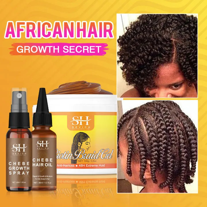 Fast Hair Growth Set Traction Alopecia Styling Braiding