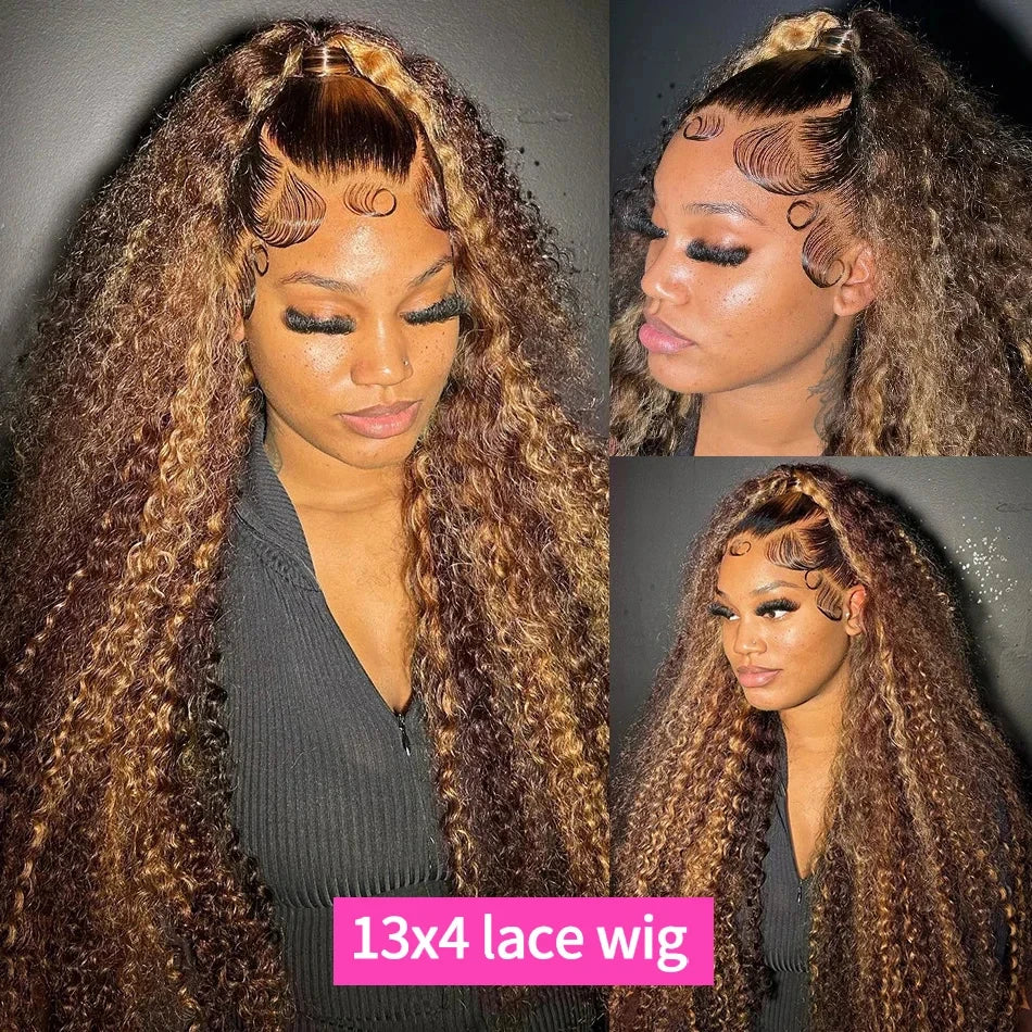 Hd Lace Highlight Wig Human Hair Wigs