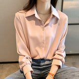 Shirts Spring Summer Fashion Female Long Sleeve Loose