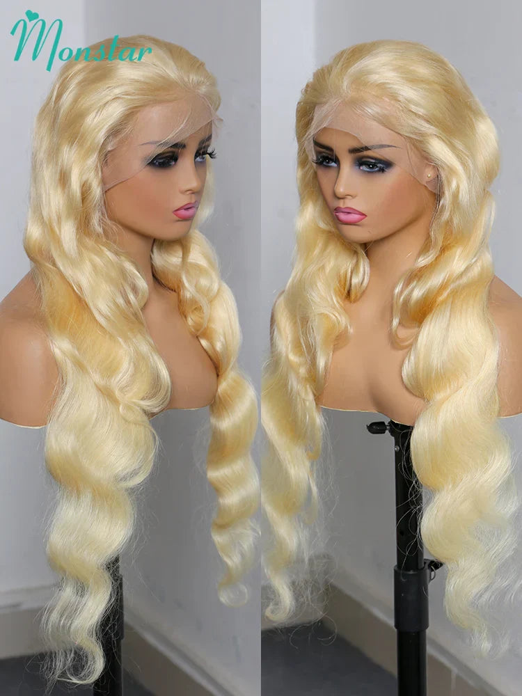 Transparent Lace Frontal Wig Honey Blonde