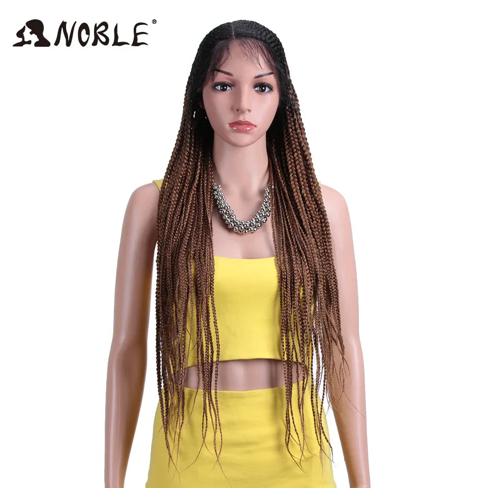 Noble X Lace Front Braided Wigs Synthetic Lace