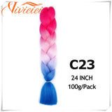 Pink Ombre Jumbo Braids Hair Extensions